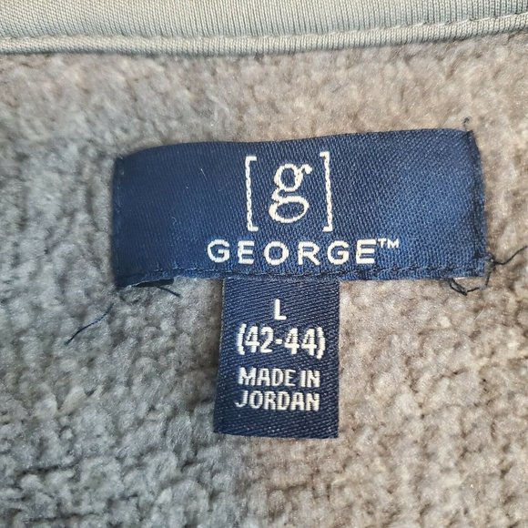 GEORGE Women's Gray Long Sleeve Pockets Full Zip Sweatshirt Size L - Picture 11 of 17